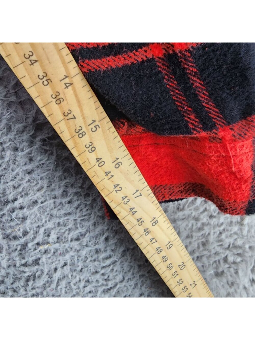 Old Navy Top Womens XXL Red Plaid Flannel The Classic Button Up Shirt *Read* - Picture 6 of 10